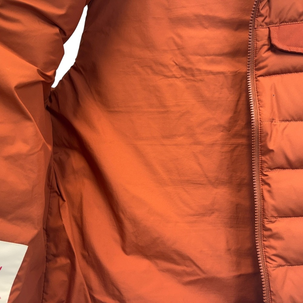 Fjallraven Greenland Down linner Vest Mens size L Burnt Orange Puffer Full Zip - Picture 4 of 12